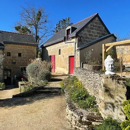 Maison De Campagne, Gite Rouge Brigne Buitenkant foto
